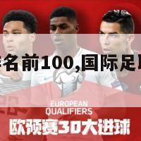 国际足联排名前100,国际足联排名前100名
