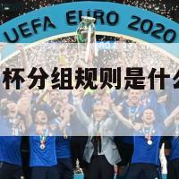 2024欧洲杯分组规则是什么呢,2024欧洲杯杯