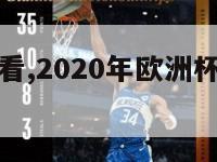 欧洲杯在哪看,2020年欧洲杯赛程表及结果